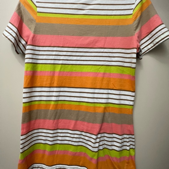 Multi-color Striped Scoop neck Tee - Picture 3 of 3